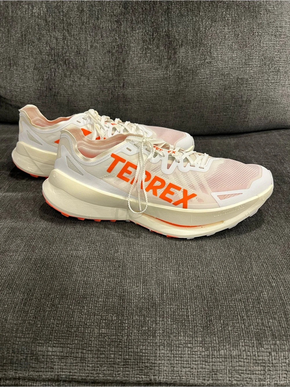 adidas TERREX Pink White Lightweight Trail Sneakers